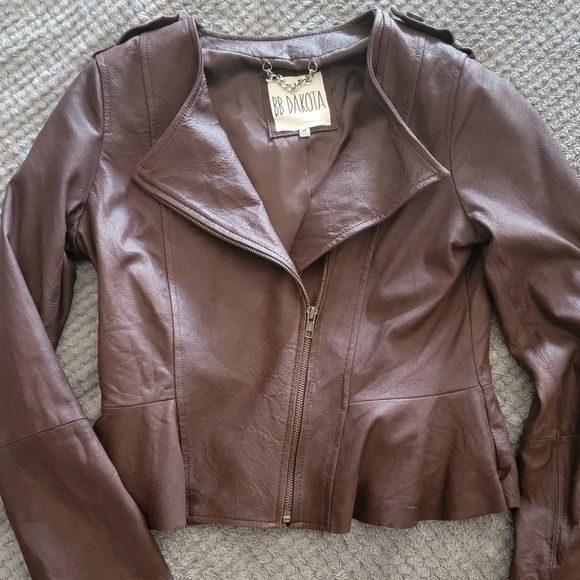 Bb Dakota Leather Jacket - Picture 1 of 3